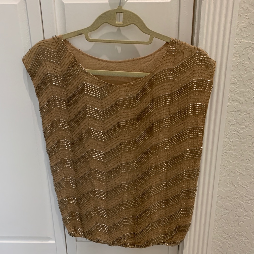 A+O one of a kind sample blouse, fully sequin